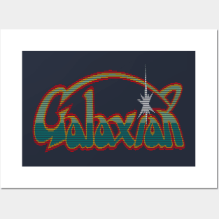 Galaxian Logo Posters and Art